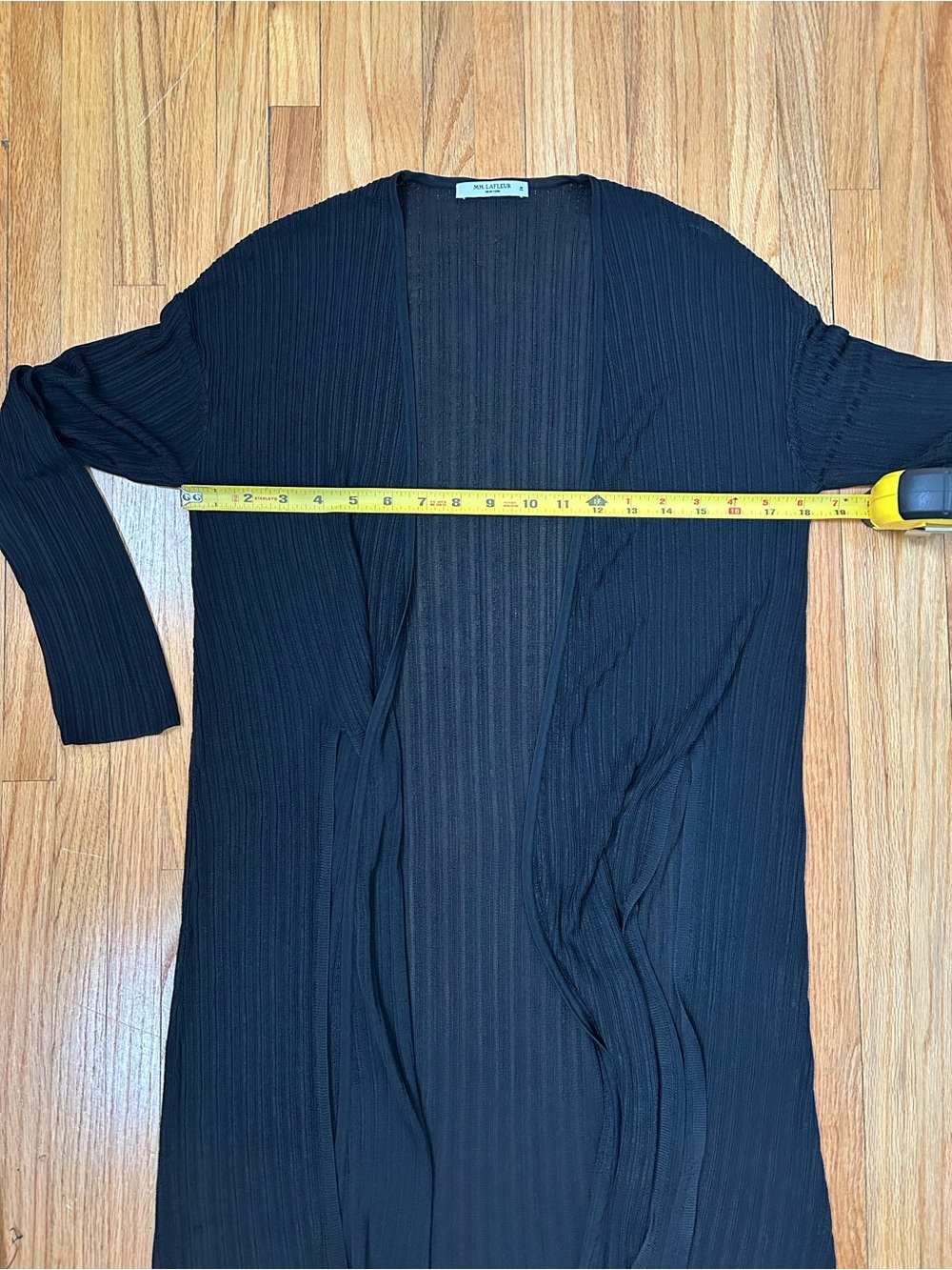 MM Lafleur The Graham Kimono Cardigan Sheer Rib - Picture 11 of 12